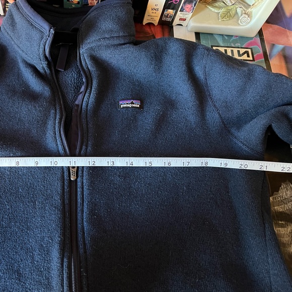 Patagonia Better Sweater Navy Full Zip -No Size Tag- Fits like a MNs Size LG - Picture 7 of 9
